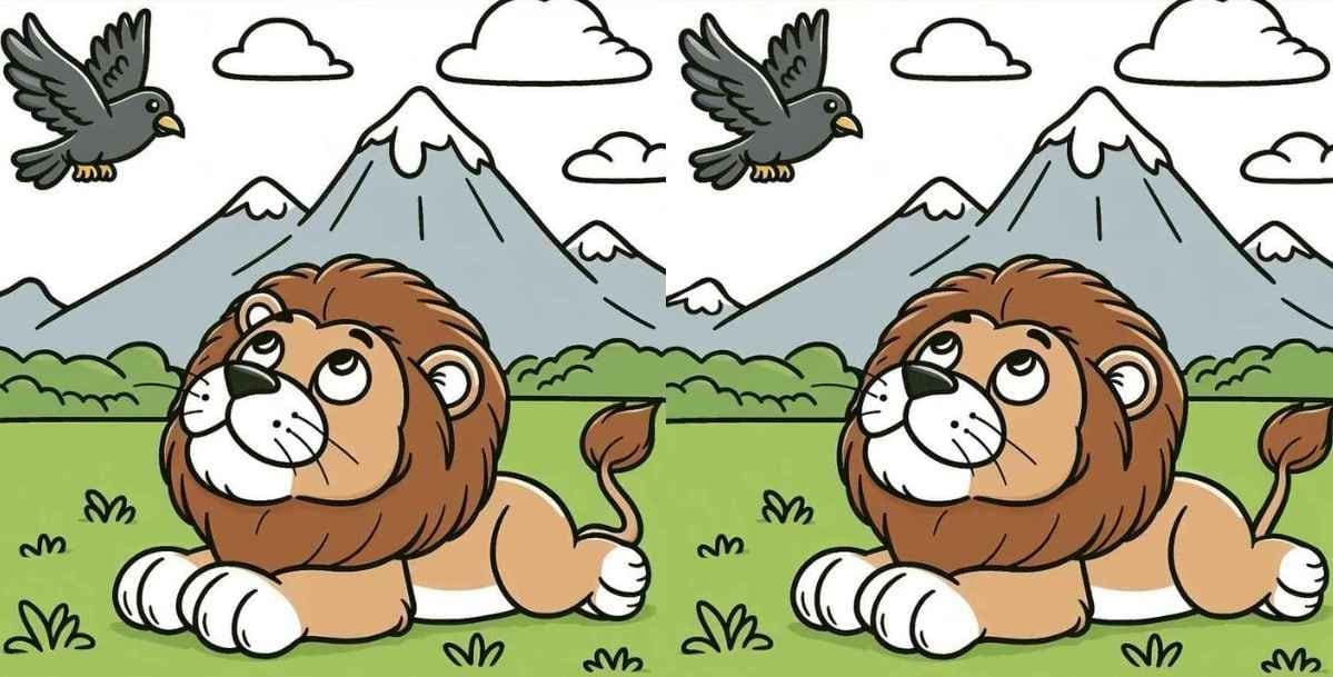 Μπορείτε να βρείτε τις 3 διαφορές στις εικόνες με το λιοντάρι σε 17 δευτερόλεπτα; / FOXreport.gr, Μπορείτε να βρείτε τις 3 διαφορές στις εικόνες με το λιοντάρι σε 17 δευτερόλεπτα;, TechWar.GR