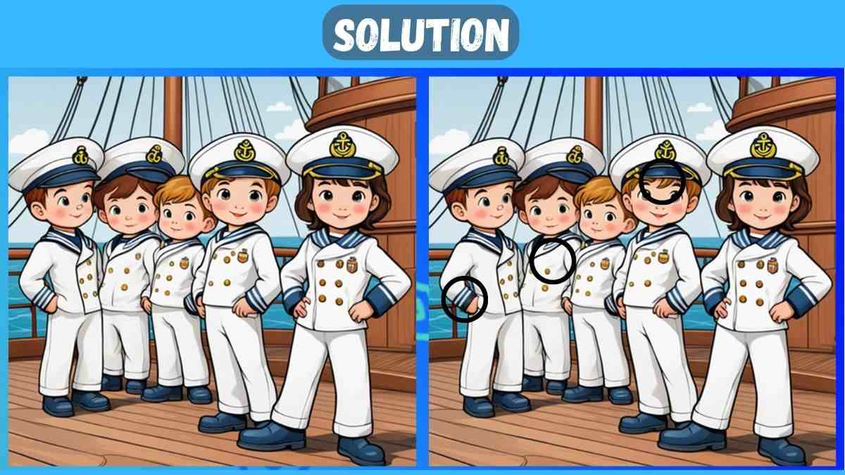 Τεστ παρατηρητικότητας, διαφορές λύση