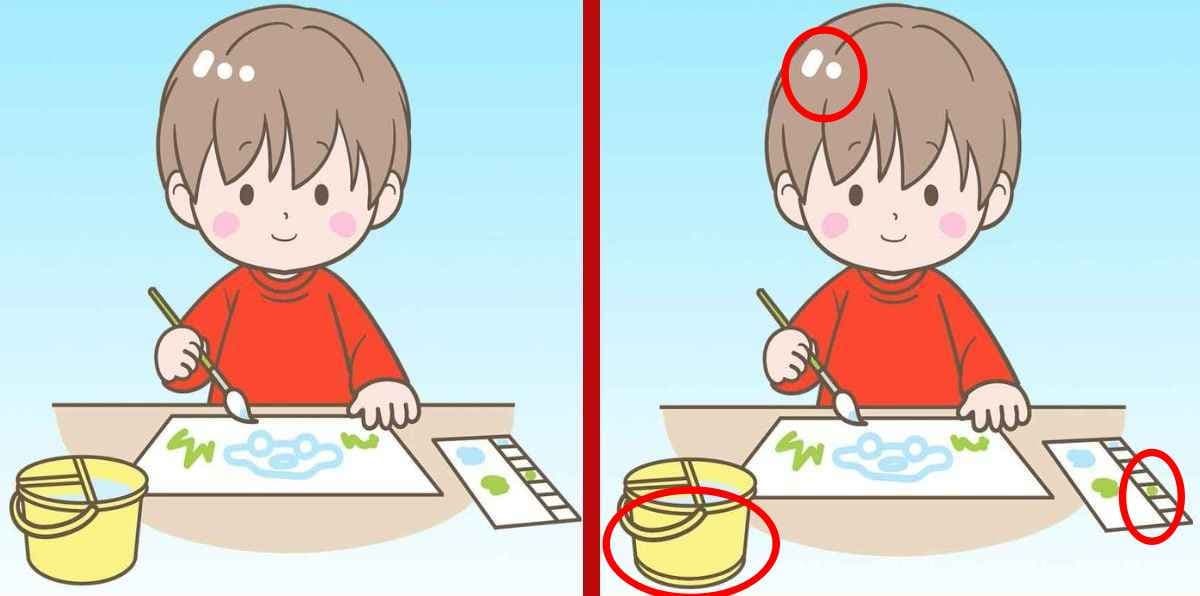 Μπορείτε να βρείτε τις 3 διαφορές στις εικόνες με το παιδάκι που ζωγραφίζει σε 10 δευτερόλεπτα; / FOXreport.gr, Μπορείτε να βρείτε τις 3 διαφορές στις εικόνες με το παιδάκι που ζωγραφίζει σε 10 δευτερόλεπτα;, TechWar.GR