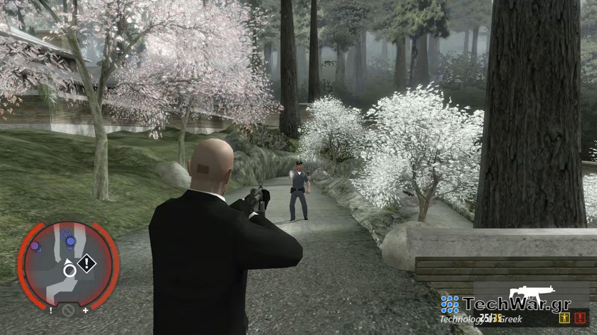 A screenshot of Hitman Blood Money Reprisal on Nintendo Switch