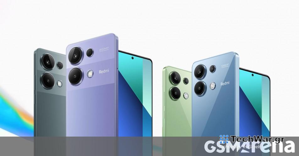Ανακοινώθηκαν τα Redmi Note 13 Pro 4G και Redmi Note 13 4G
