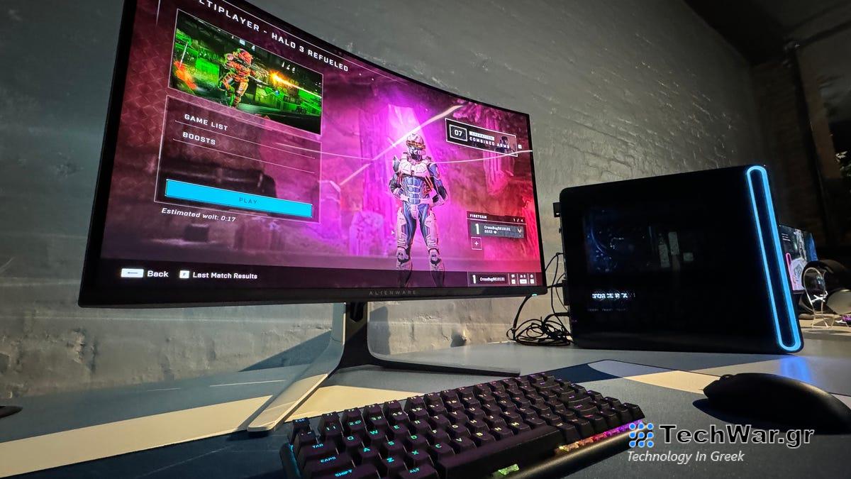 Αυτή η οθόνη QD-OLED Alienware είναι μια πραγματική Curveball
