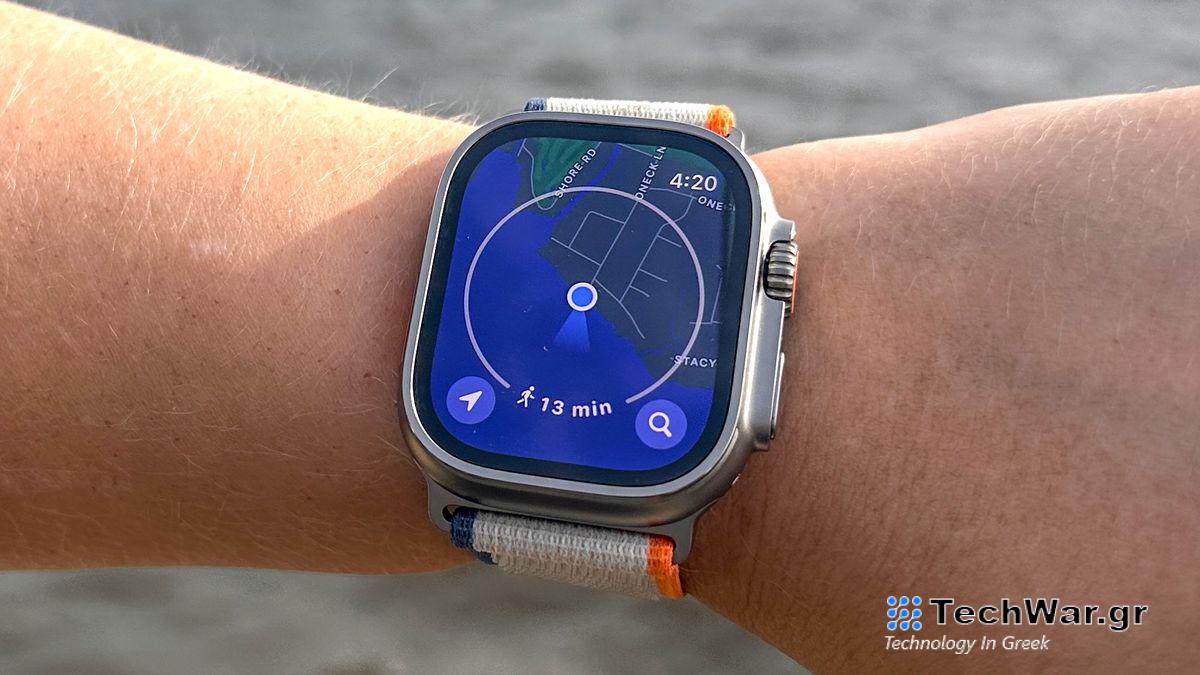 The Apple Watch Ultra 2 on a wrist.