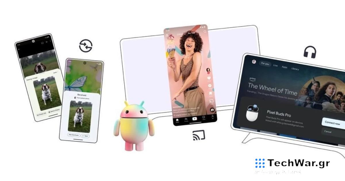 Ενοποιήθηκαν τα Nearby Share (Google) και Quick Share (Samsung)