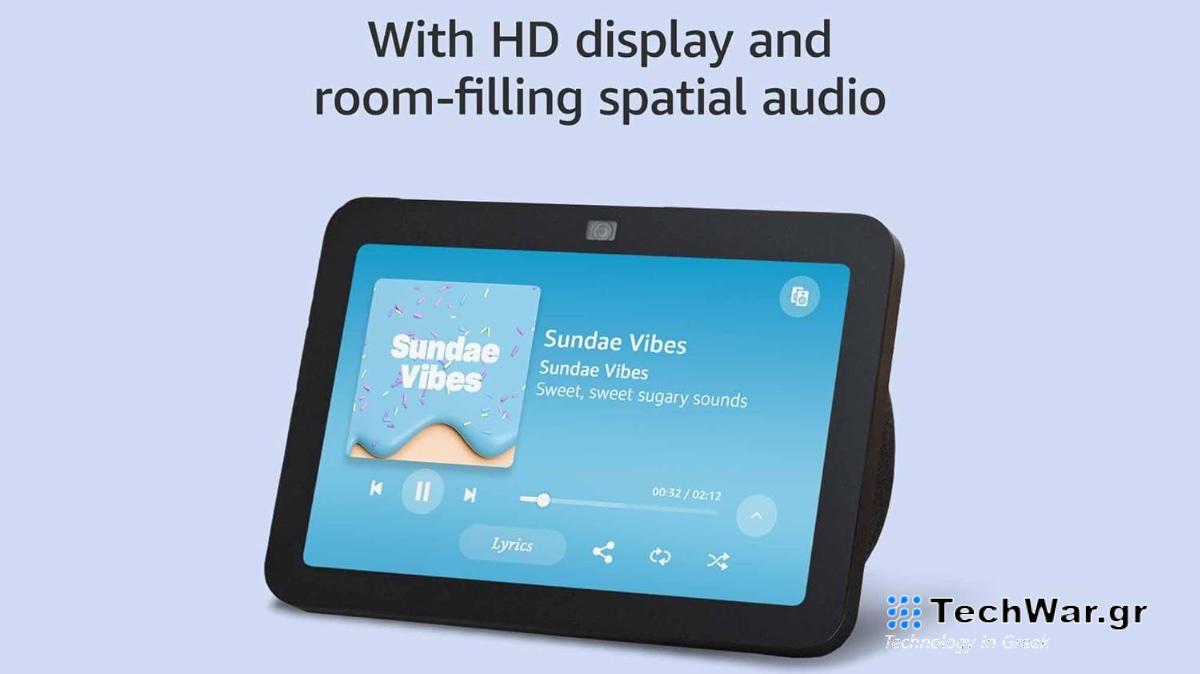 Save 40% on Echo Show 8 smart display.