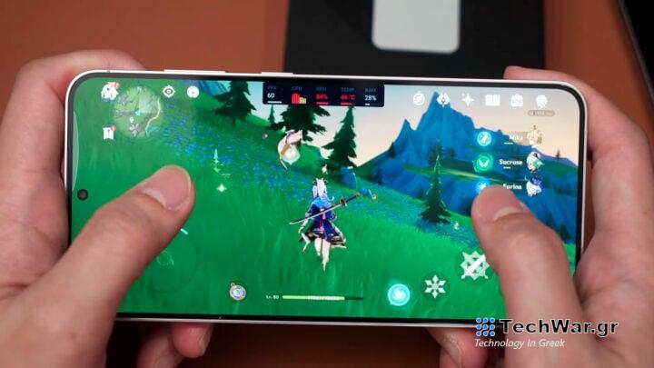 Samsung Galaxy S24 Plus Exynos 2400 Gaming Test Genshin Impact