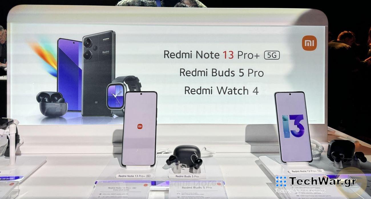 Επίσημη η σειρά Redmi Note 13 της Xiaomi με 5 μοντέλα από 239,90€ έως 549,90€