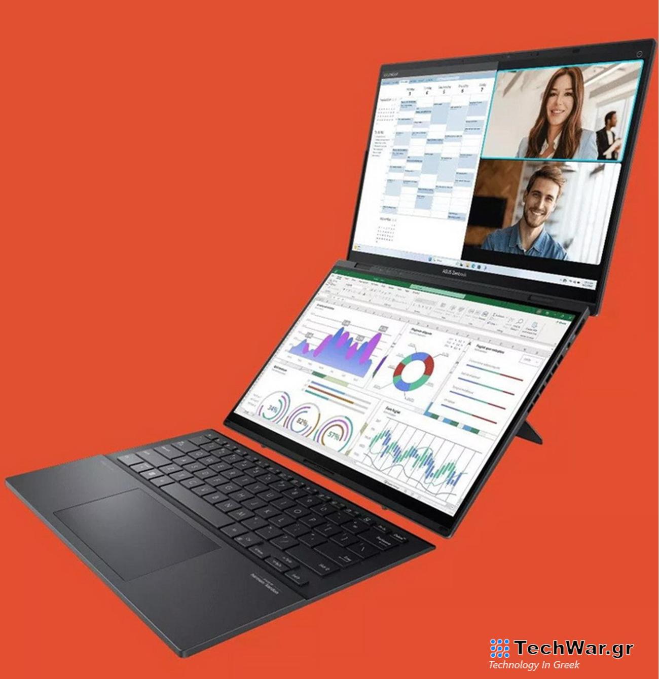 Η ASUS έχει τώρα το δικό της τρελό laptop με διπλή οθόνη, έτσι για να μπει στο μάτι της Lenovo