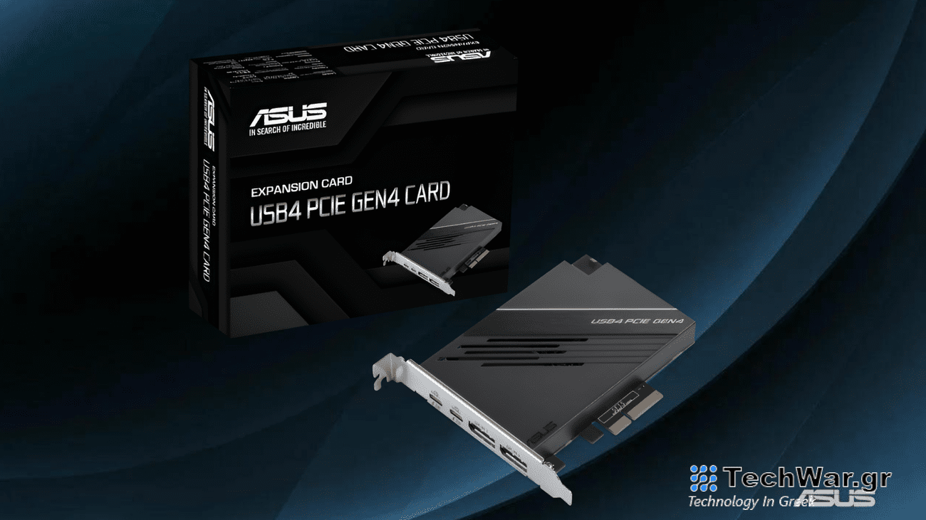 ASUS Unveils USB4 Add-In-Card, Featuring Dual USB4 Type-C Ports & 60W Power Delivery 1