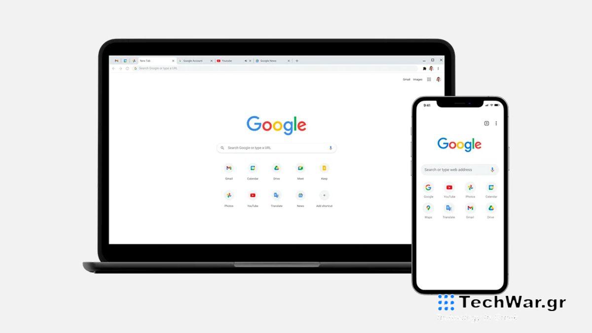 Google Chrome on Mac and iPhone