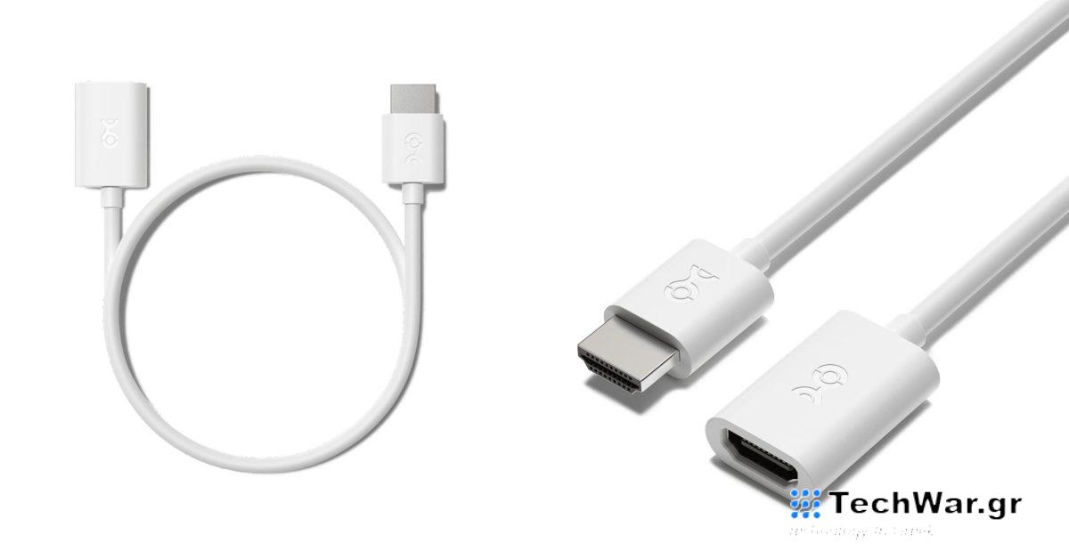 Η Google πουλά το Chromecast με καλώδιο επέκτασης HDMI Google TV