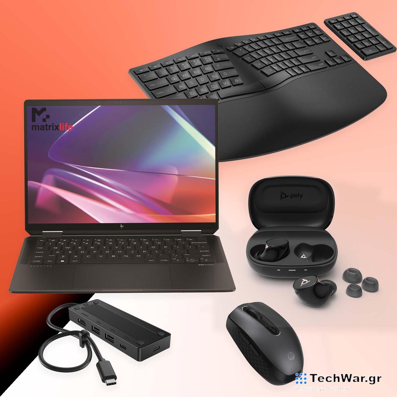 Η HP παρουσιάζει μια εντυπωσιακή σειρά φορητών υπολογιστών και περιφερειακών συσκευών