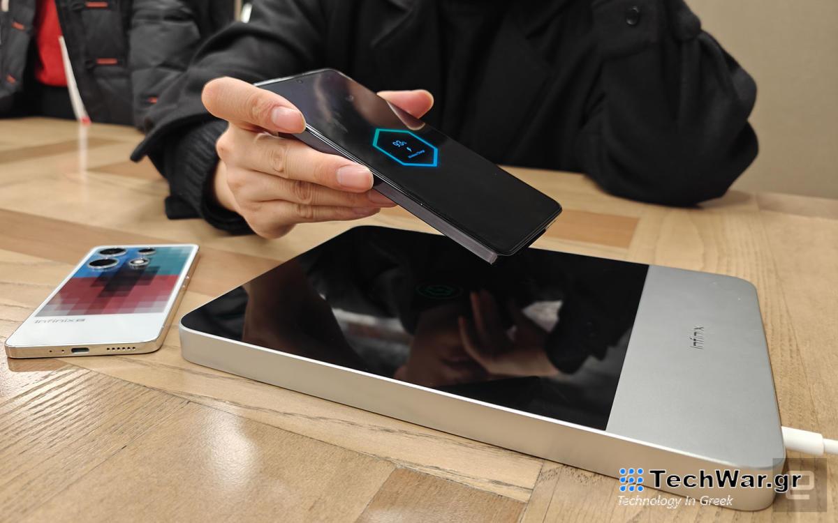 Η Infinix έφερε την τεχνολογία ασύρματης φόρτισης στο CES που μπορεί να απογειώσει τις συσκευές σας από απόσταση οκτώ ιντσών