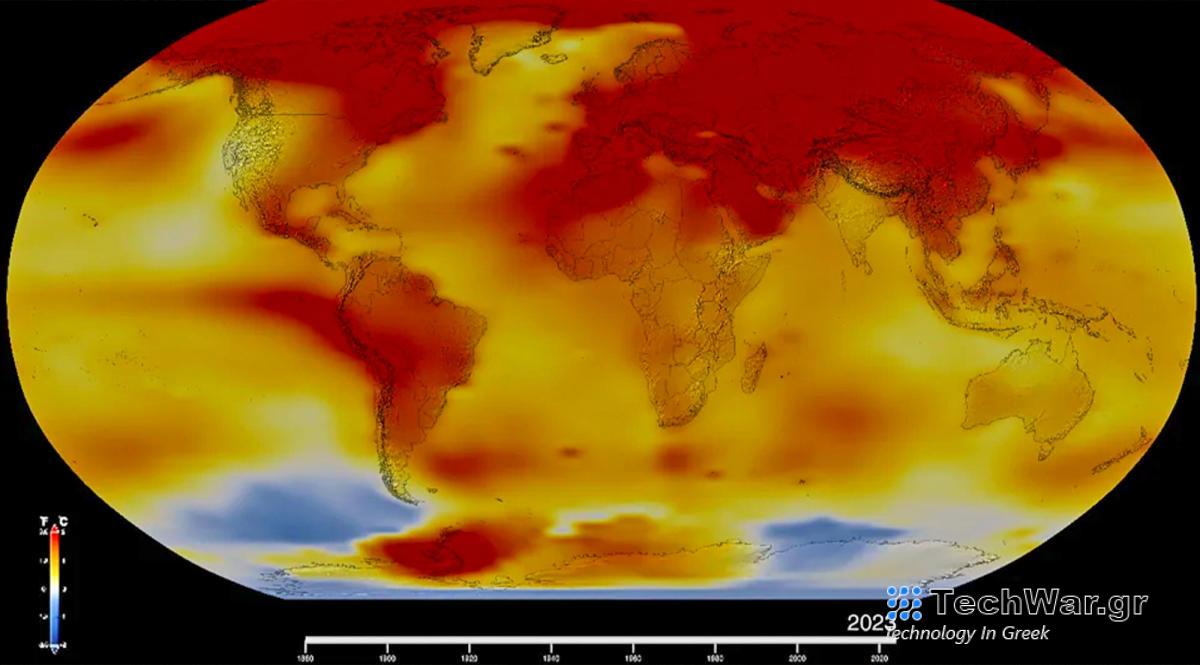 Η NASA επιβεβαιώνει ότι το 2023 ήταν η θερμότερη χρονιά που έχει καταγραφεί
