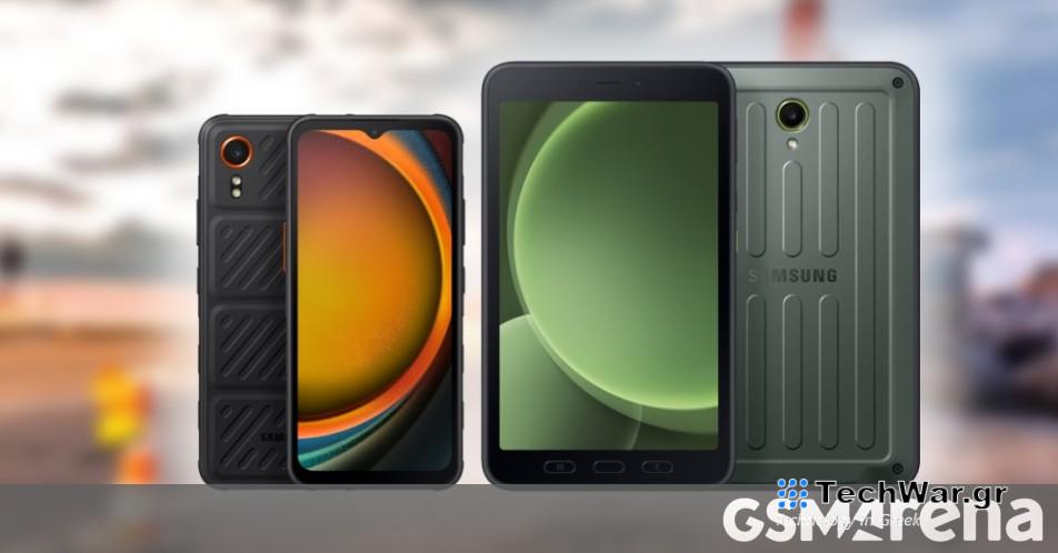 Η Samsung φέρνει νέο ανθεκτικό smartphone Galaxy XCover7 και tablet Tab Active5
