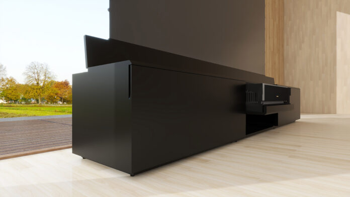 Η VIVIDSTORM λανσάρει την Εξαιρετική Πλήρως Κρυφή Μηχανοκίνητη Καμπίνα Τηλεόρασης Laser
