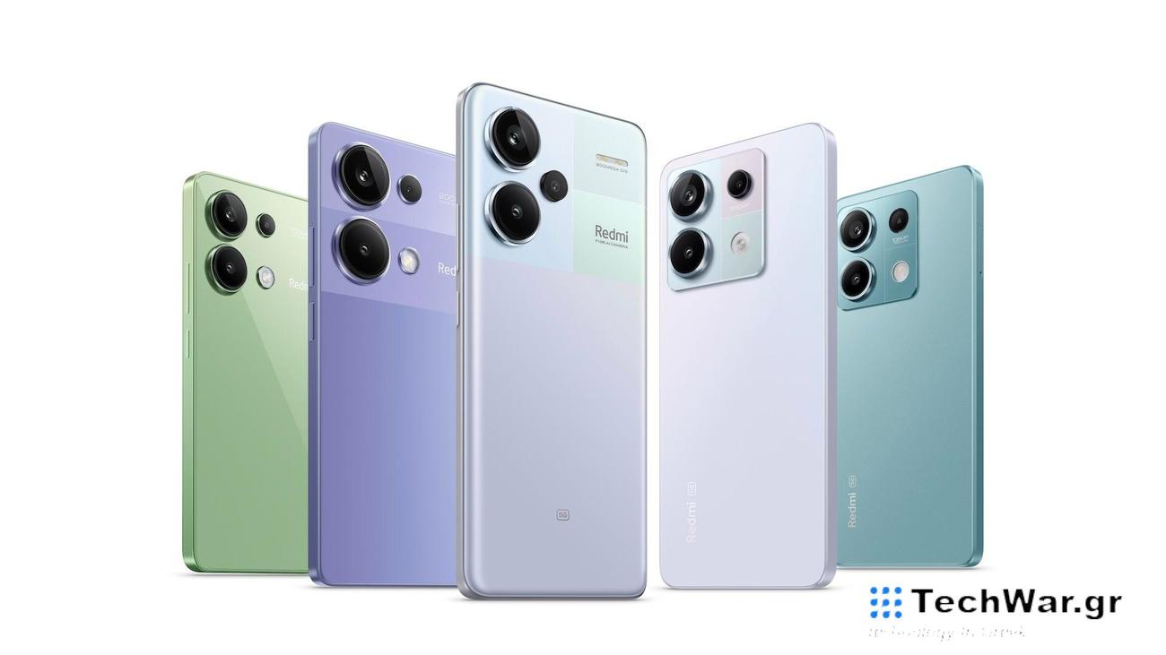 Η Xiaomi ανακοινώνει την προσιτή σειρά smartphone Redmi Note 13

