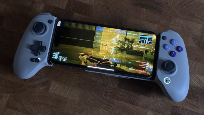 Cyberpunk 2077 on GeForce Now iPhone 15 Pro