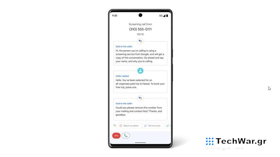 Η λειτουργία Call Screening του Google Pixel ενδέχεται να επεκταθεί σε περισσότερες χώρες, συμπεριλαμβανομένης της Ινδίας
