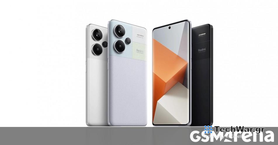 Η παγκόσμια κυκλοφορία της σειράς Redmi Note 13 έχει προγραμματιστεί για τις 15 Ιανουαρίου
