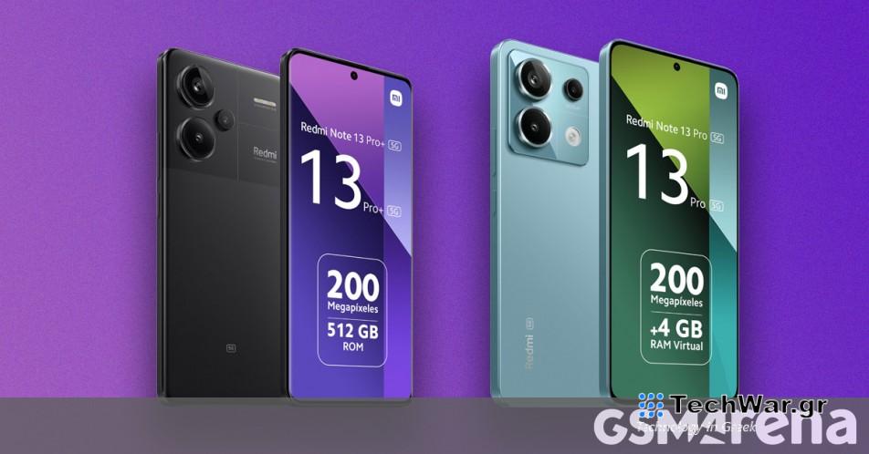 Η σειρά Redmi Note 13 εμφανίζεται στο Amazon πριν από την παγκόσμια κυκλοφορία
