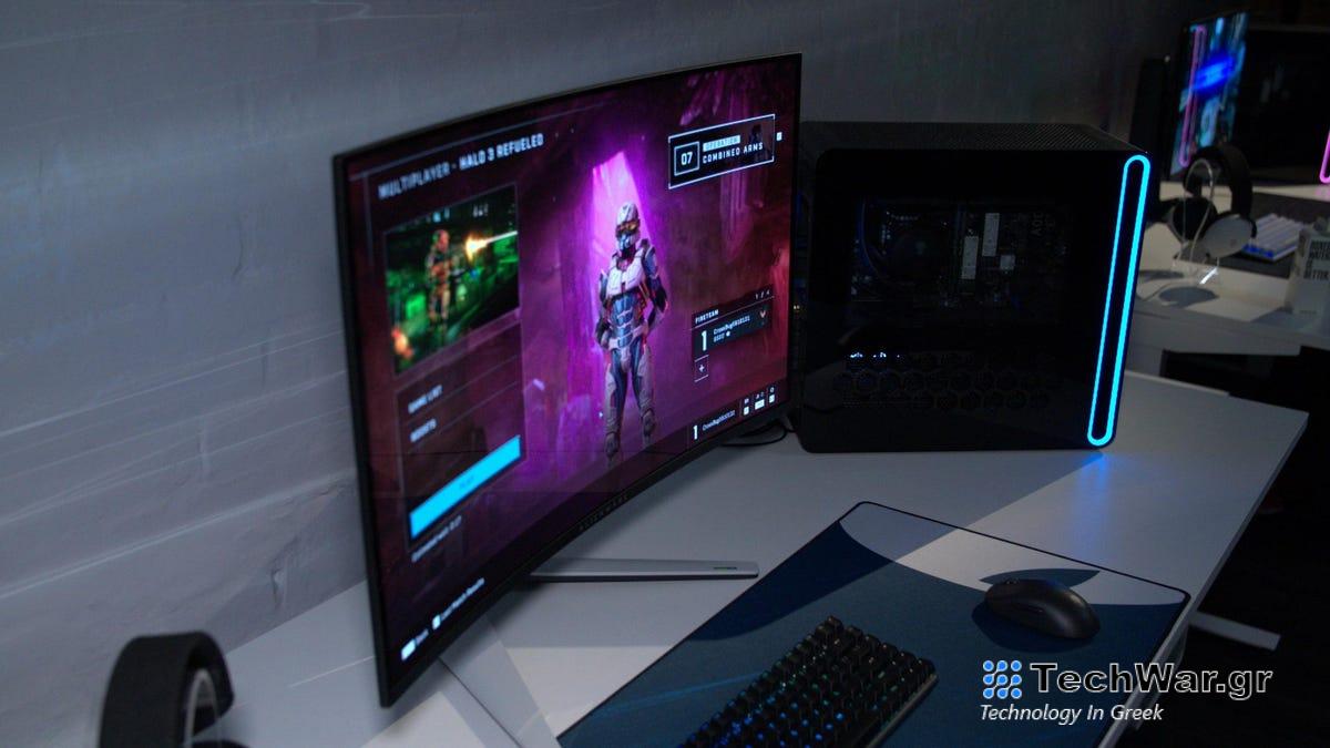 Η τελευταία οθόνη παιχνιδιών QD-OLED της Alienware είναι μια πραγματική Curveball με 4K στα 240 Hz
