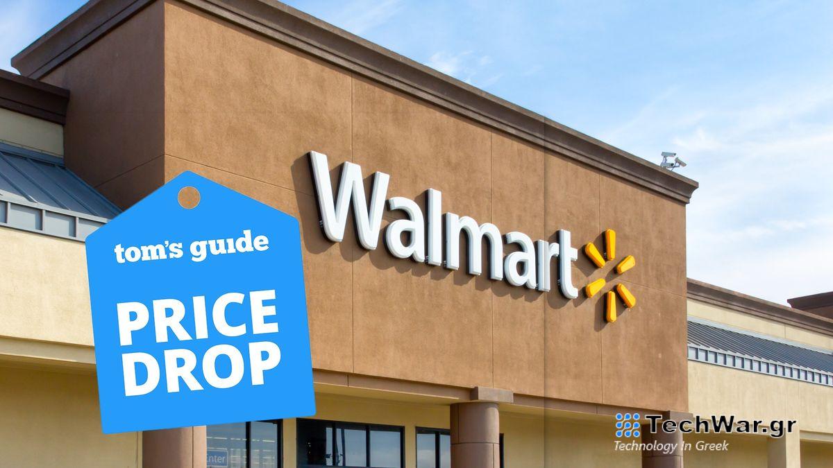 Walmart store front with Price Drop deals tag 