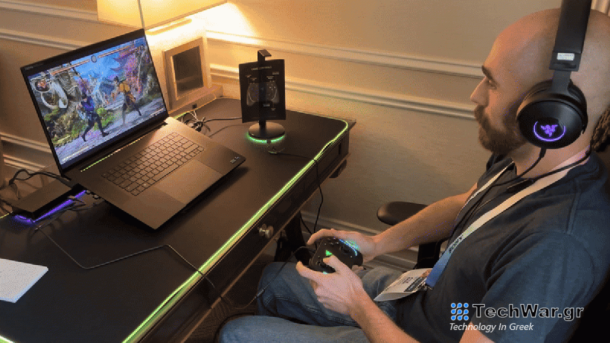 Με χτύπησε άνετα στο Prototype Haptic Gaming Cushion της Razer