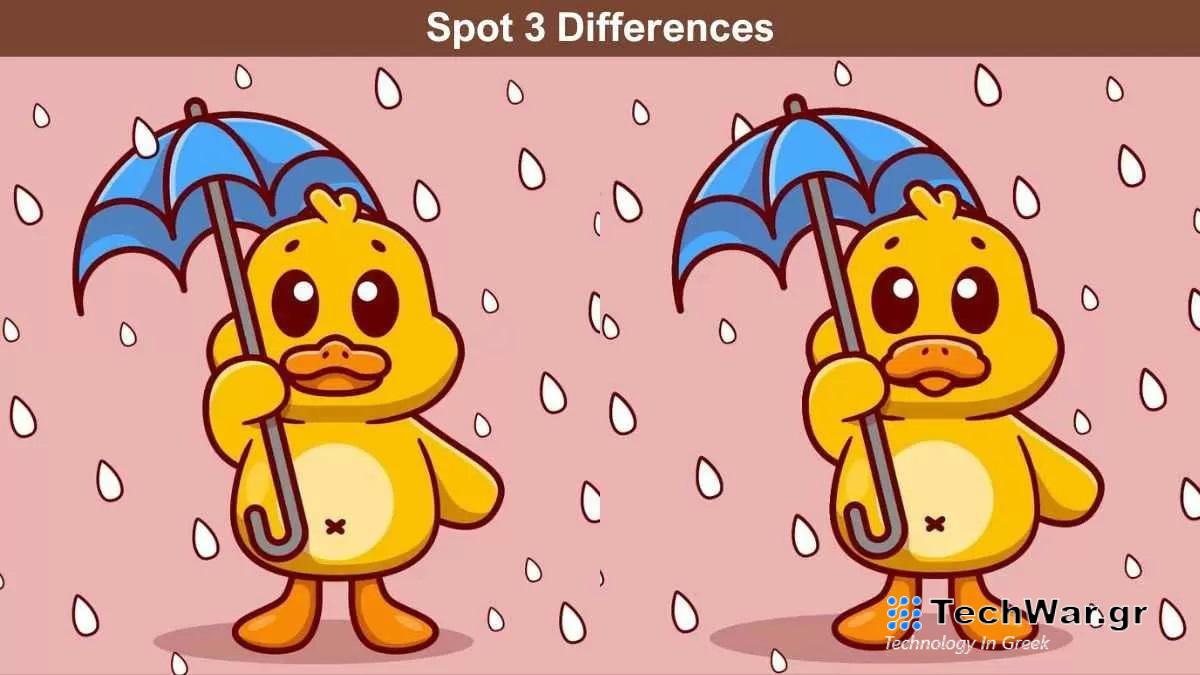 Τεστ παρατηρητικότητας διαφορές παπάκι