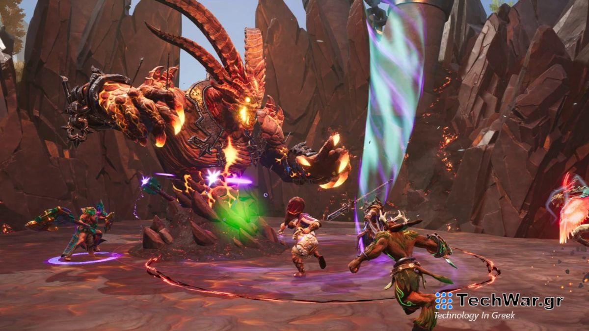 A pre-alpha screenshot from Smite 2.