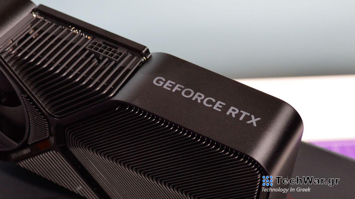 An Nvidia RTX 4070 Super on a purple deskmat on a desk