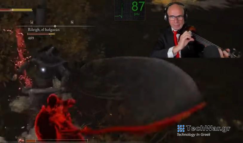 Τερμάτισε τα 3 Dark Souls με βιολί και σειρά έχει το Elden Ring