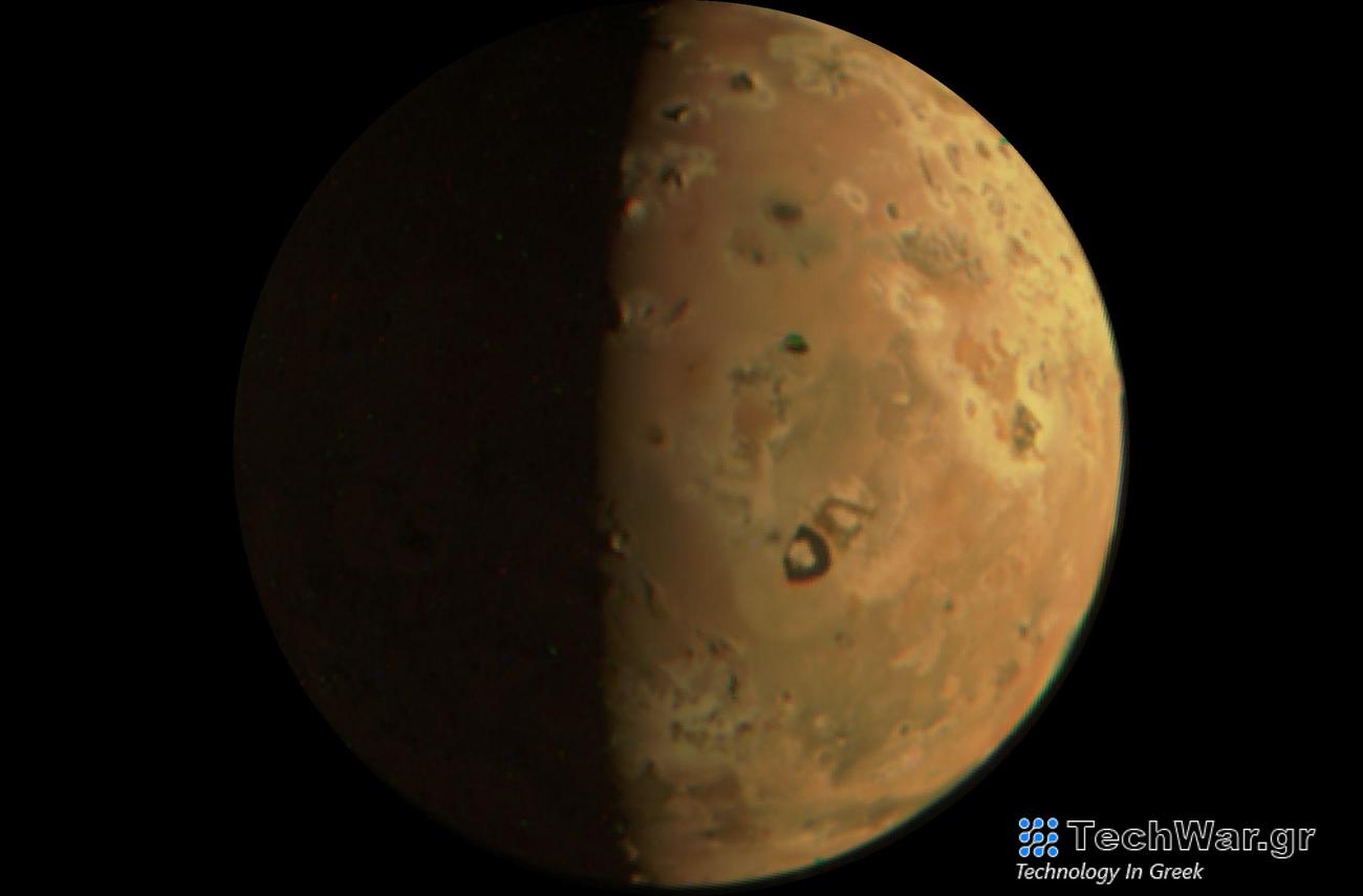 Το Juno καταγράφει εικόνες του κολασμένου φεγγαριού Io