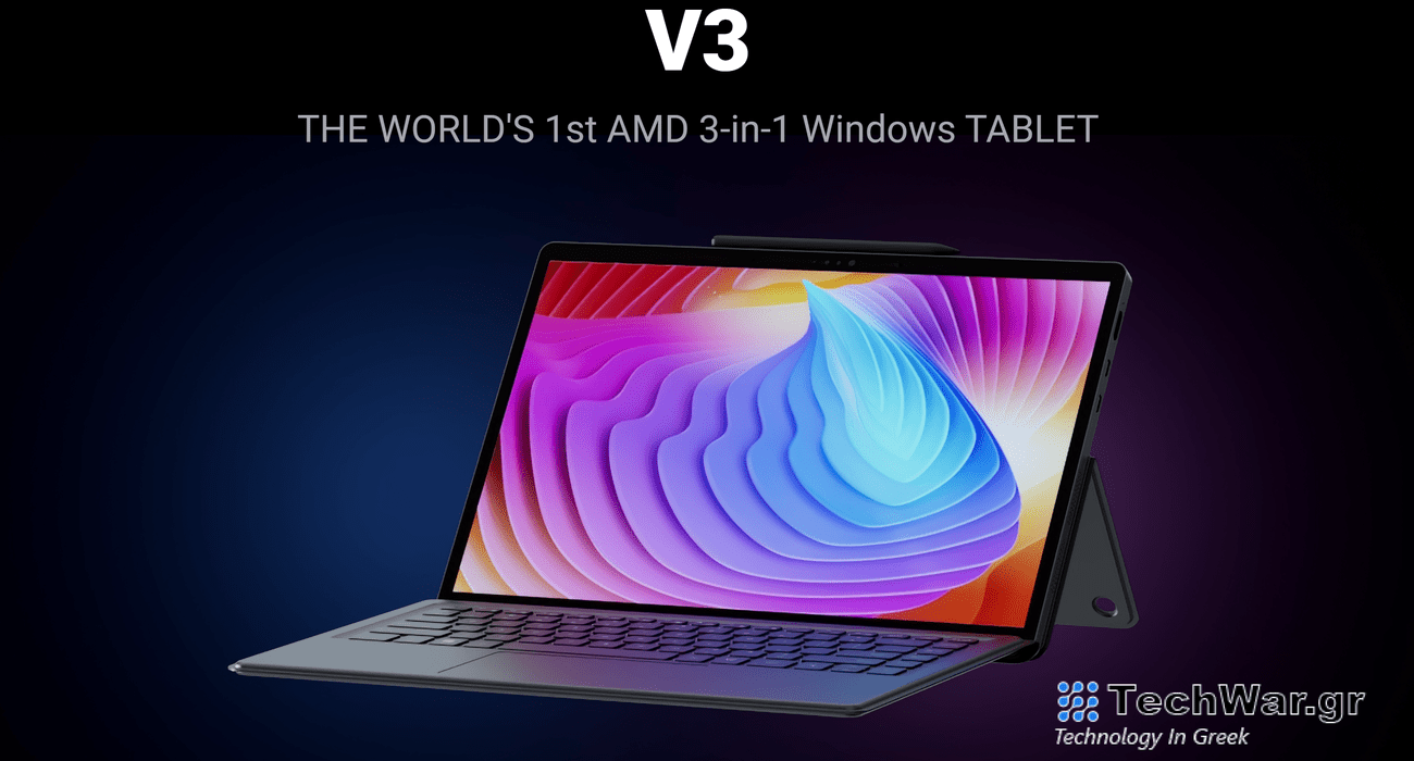 Το Minisforum's V3, το πρώτο στον κόσμο AMD Ryzen 8040 "-Powered Tablet, θα είναι διαθέσιμο το 1ο τρίμηνο του 2024