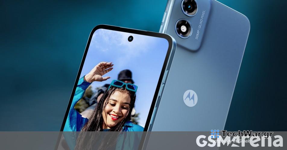 Το Moto G Play (2024) είναι πλέον επίσημο με τιμή 149 $, κύρια κάμερα 50 MP