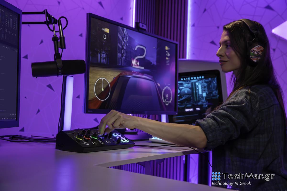 Το Roland's Bridge Cast X επιτρέπει στους streamers να ελέγχουν το βίντεο καθώς και τις μίξεις ήχου