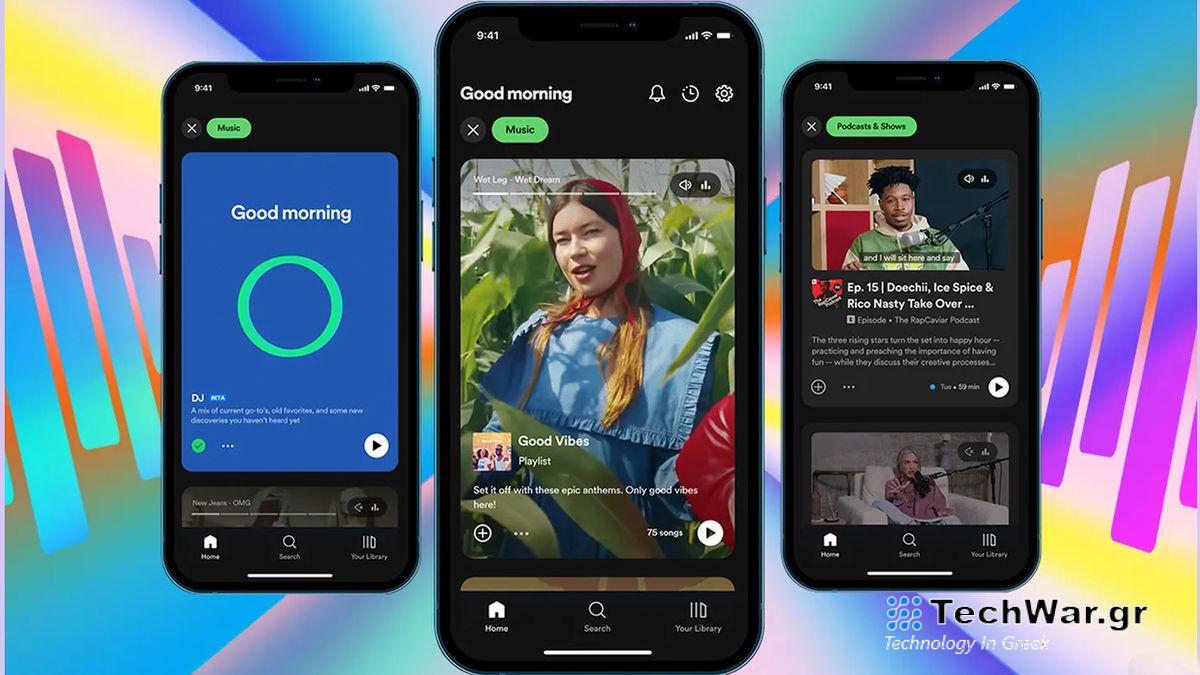 The 2023 redesign of Spotify