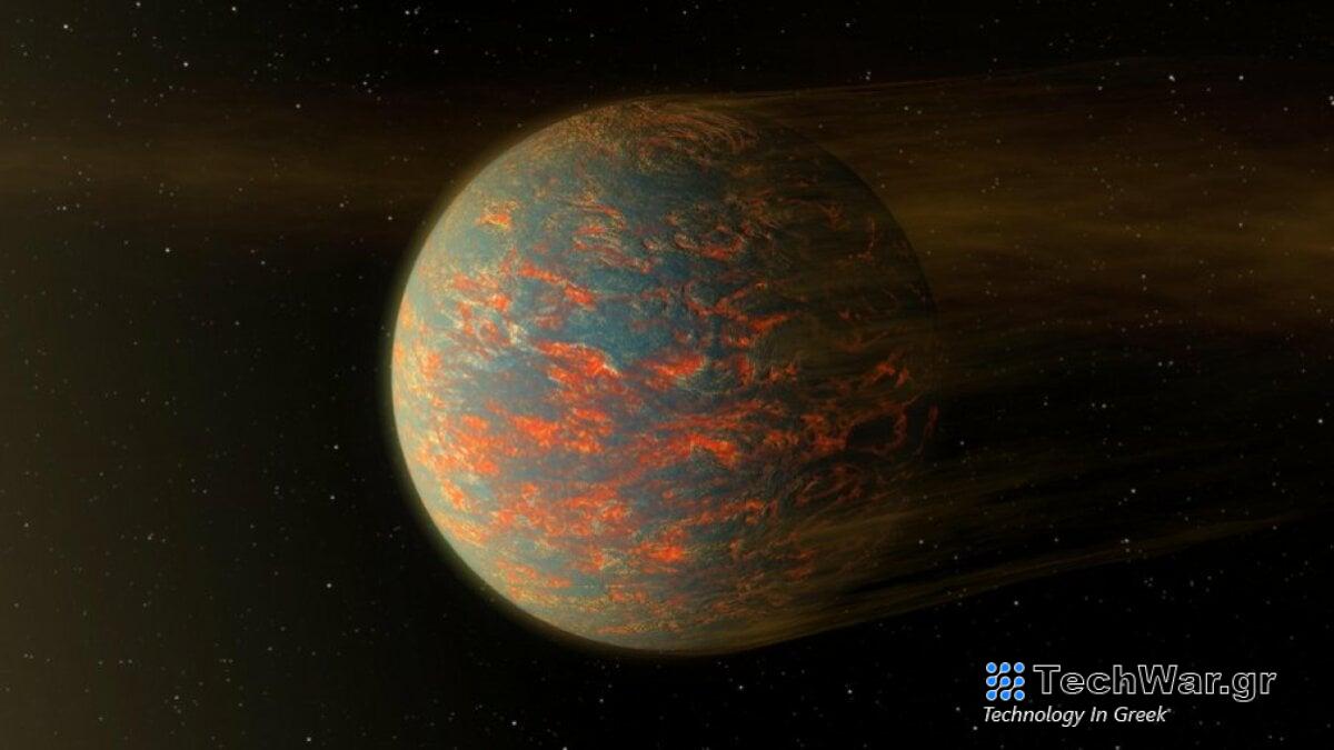 Το τηλεσκόπιο της NASA ανακαλύπτει έναν παράξενο κόσμο από μισή λάβα