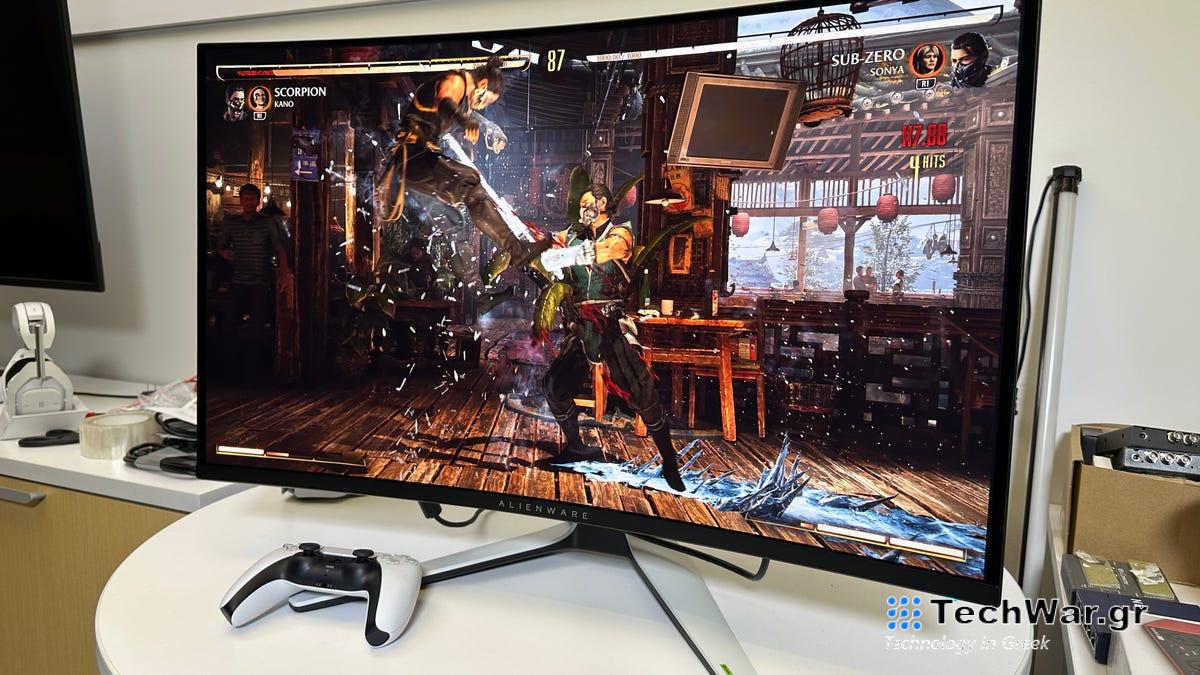 Το υπέροχο κυρτό QD-OLED 32 ιντσών της Alienware είναι σαν ένα μασάζ για τα μάτια μου
