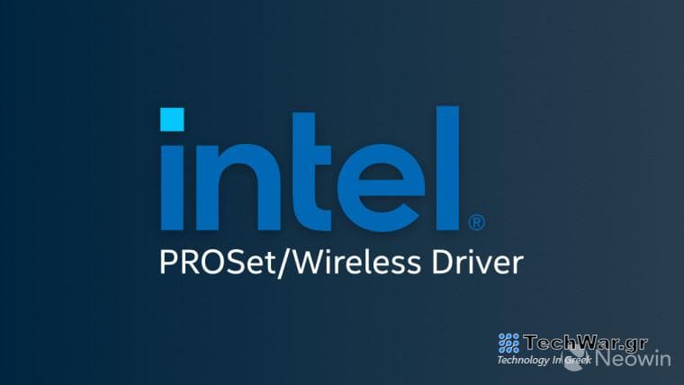 An Intel logo with a PROSetWireless Driver sign below it