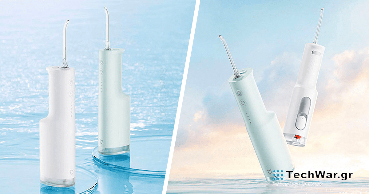 Χαμηλότερη τιμή 28€: Βελτιωμένο στοματικό ντους Xiaomi Mijia Portable Oral Irrigator F300 θα φροντίσει για πιο τέλεια στοματική υγιεινή