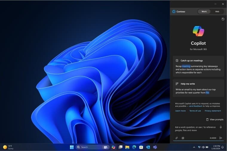 copilot for microsoft 365 in windows