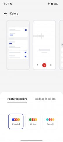 Επιλογές προσαρμογής διεπαφής χρήστη