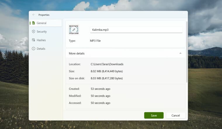 Η εφαρμογή Files έκδοση 32