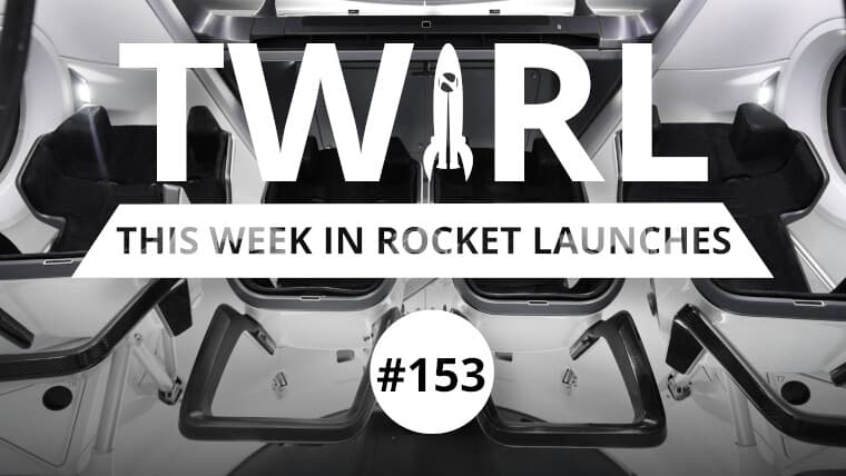 TWIRL logo in front of Dragon capsule interior