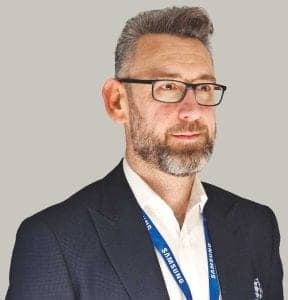 Neil Rochell, Senior Marketing Manager of European Home Appliances Office, Samsung