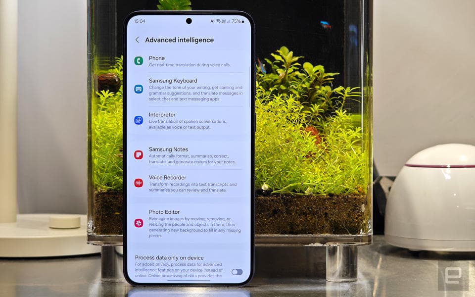 Το προηγμένο κέντρο νοημοσύνης στο Samsung Galaxy S24+.