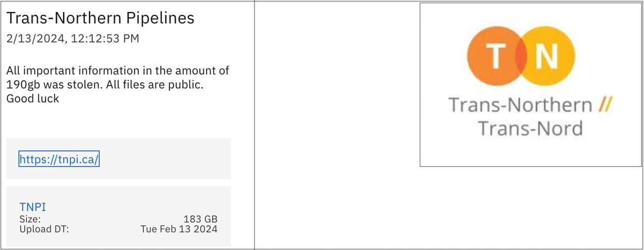 Διαρροή ALPHV TNPI