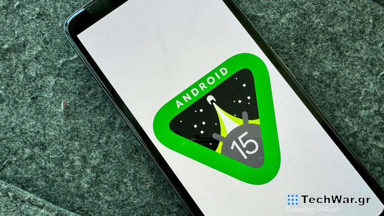 Android 15 logo on pixel 8 pro (1)