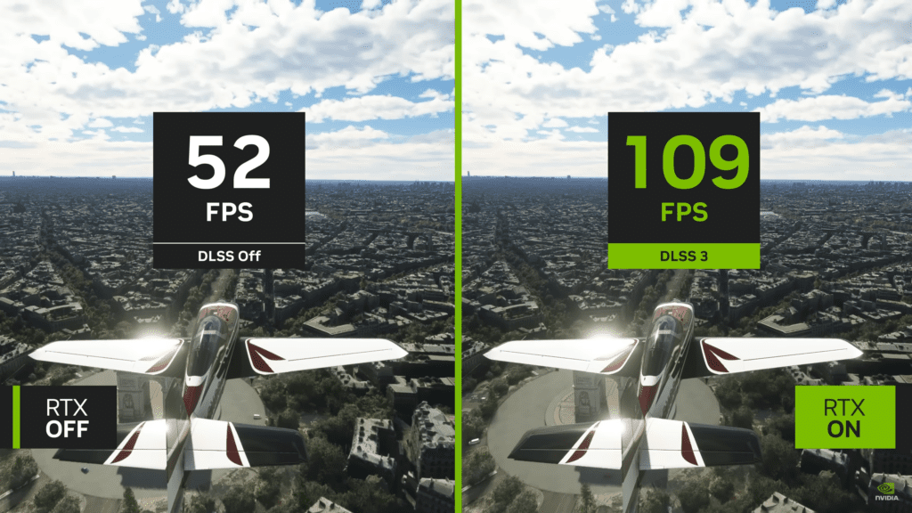 DLSS 3 Microsoft Flight Simulator